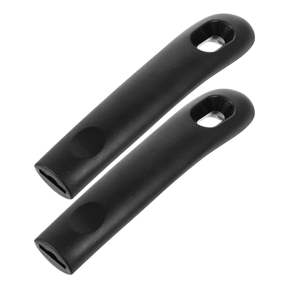 BEADCEST 2Pcs Removable Pot Handle Replacement Black High Temperature Resistant Pan Handle