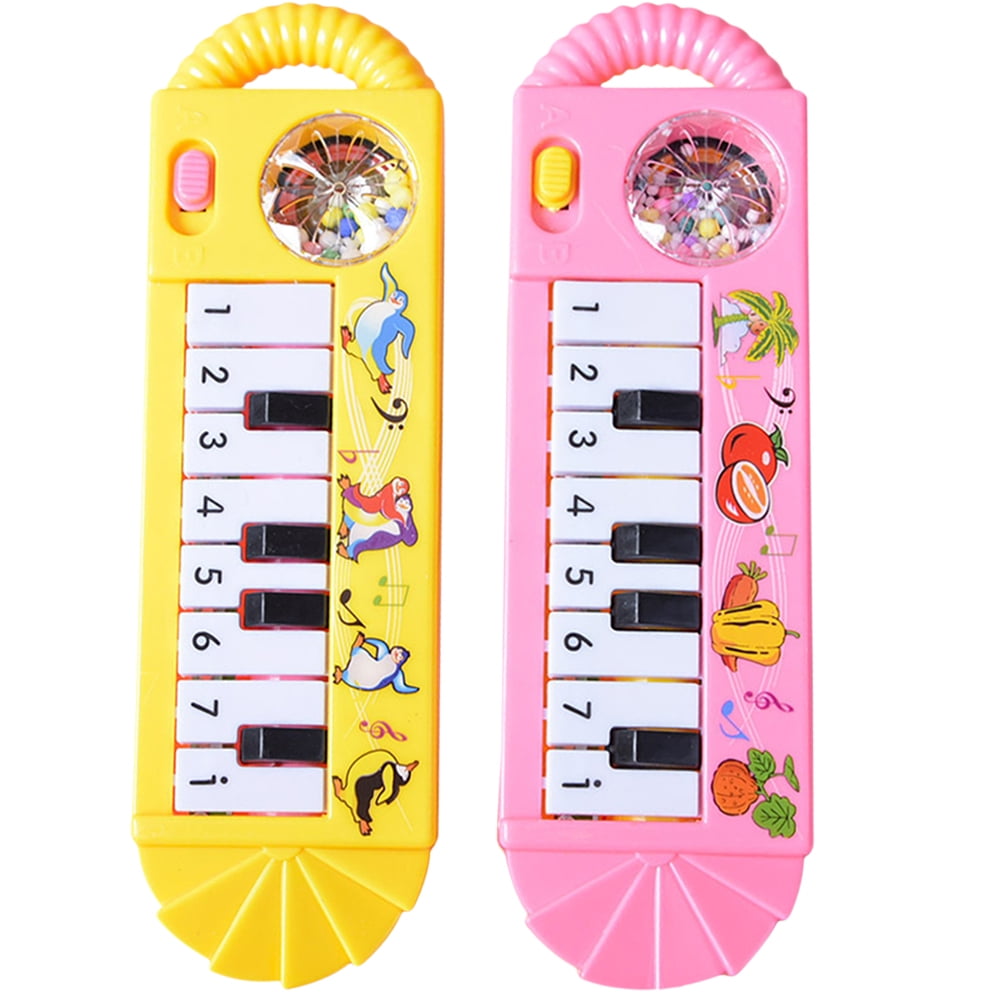 HOMEMAXS 2pcs Baby Musical Toys Baby Keyboard Small Cartoon Piano Toy ...