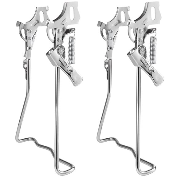 HOMEMAXS 2-Pack Professional Metal Bike Kickstand Replacement for Adjustable Support
