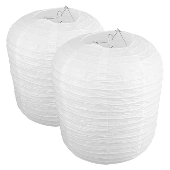 HOMEMAXS 2pcs Blank Lantern Lampshade Blank Hanging Lamp Shade DIY Lantern Shades