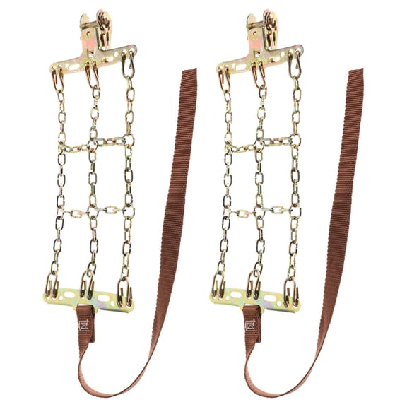 HOMEMAXS 2pcs Car Chain For Snow Winter Tire Chain Car Snow Chain Anti-skid Tire Chain