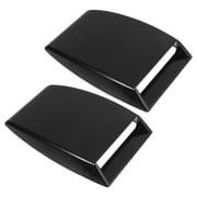 VERDANVERSE 2pcs Car Hood Vent Cover Realistic Design Automotive Vent Decoration 10.2 6.3 1.6in