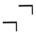 thumbnail image 1 of 2pcs Carpenter Ruler Steel Angle Ruler L-shaped Ruler Right Angle Ruler Professional Woodworking Angle Ruler Square Ruler Measuring Layout Tool, 1 of 8