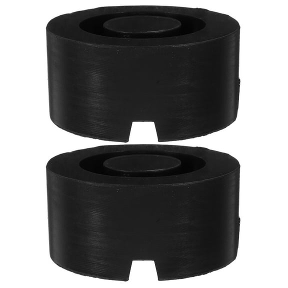 HOMEMAXS 2pcs Circular Pad For Jack Stand Jack Support Board Auto Lift Pads Rubber Block Rv Stabilizer Jack Pad Square Floor Jack Pad