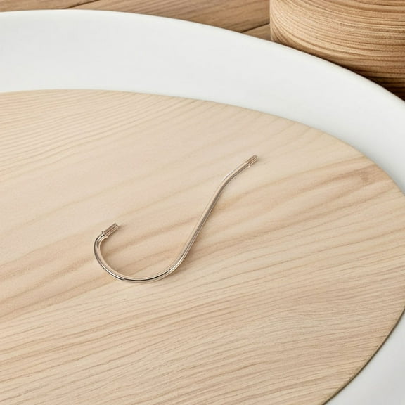 2pcs Curved Down Rod Lamp Rod Replacement Curving Lamp Pole for Repairing Table Lamps and Floor Lamps DIY Lighting Accessories