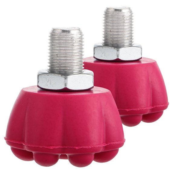 2pcs Cute Toe Stops Roller Skates Rubber Brake Block Toe Stoppers For Quad Skates Double Row Roller Skates Replacement Accessories