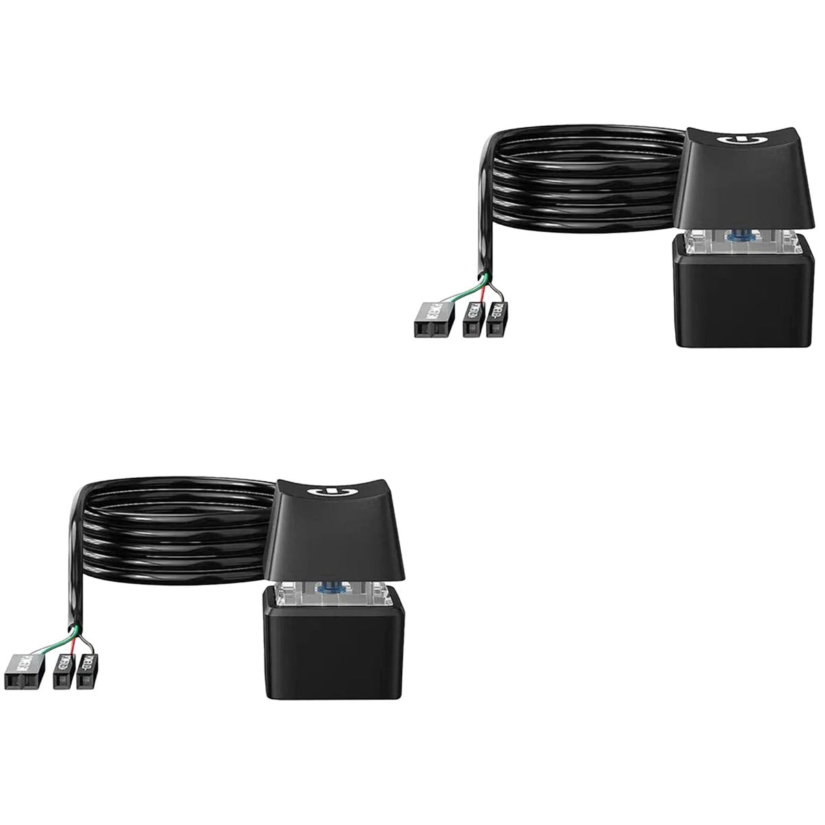 HOMEMAXS 2pcs Desktop Computer Power Button Extension Power Supply ...