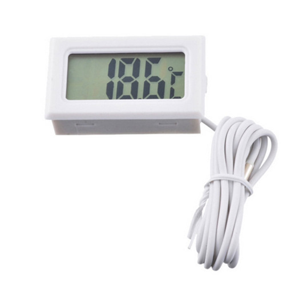 2pcs Digital Thermometer Electronic Digital Display Thermometer Refrigerator Thermometer