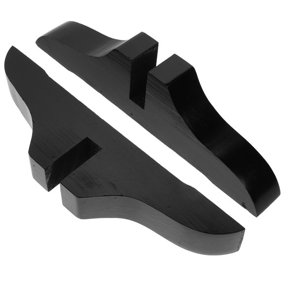 HOMEMAXS 2pcs Divider Stands Wooden Divider Brackets Household Screen Feet Bases