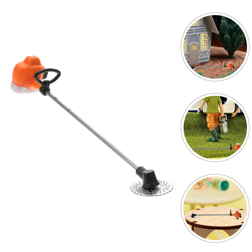 HOMEMAXS 2pcs Doll House Lawn Mower Mini Lawn Mower Model Tiny Lawn ...