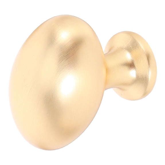 TABLZONE 2Pcs Plated Gold Oval Egg Shape Furniture Cabinet Drawer Knobs Versatile Home Use