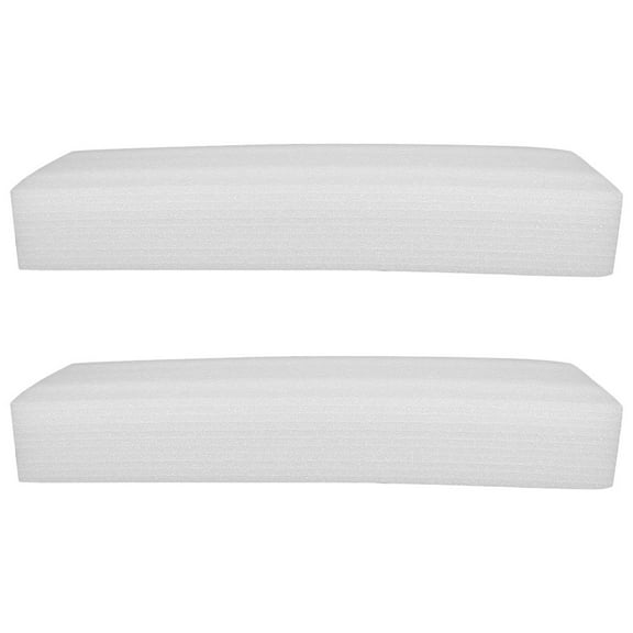 HOMEMAXS 2pcs White Foam Flower Arrangements Block Base Floral Craft Artificial Flowers Thick Foam Board for Sculpting Modeling