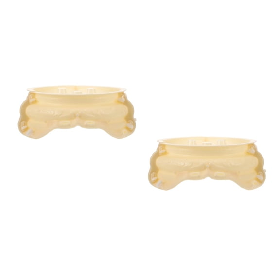 HOMEMAXS 2pcs Flower Pot DIY Mold Flower Pot Casting Mold Plastic Flowerpot Mold Decorative Flowerpot Making Mold