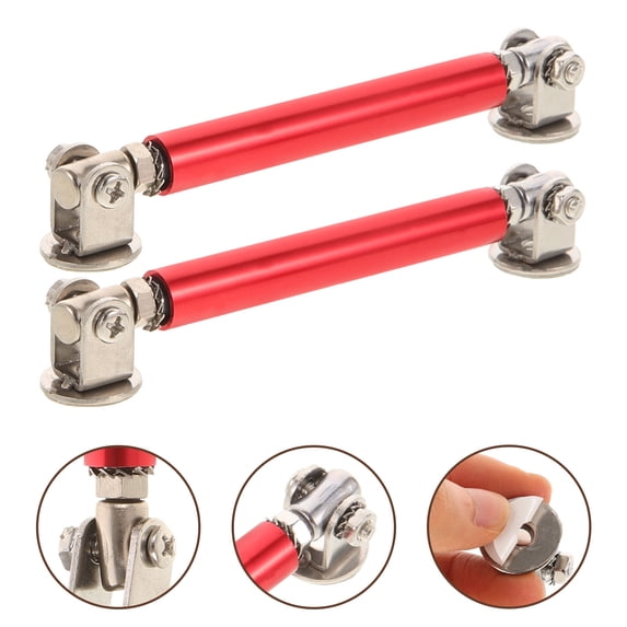 HOMEMAXS 2pcs Front Splitter Rod Front Bumper Strut Rod Lip Strut Rod ...