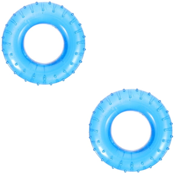 HOMEMAXS 2pcs Hand Strengthener Muscle Strength Training Ring Rubber Hand Exerciser for Fitness