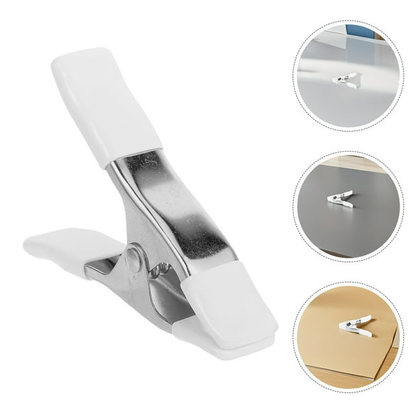 HOMEMAXS 2pcs Heavy Duty  Spring Clips 4inch Backdrop Clips Clamps Non-Slip A-Clamps For Photography Woodworking Backdrop Greenhouse