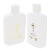 White Holy Water Containers for Religious Ceremonies 100ml Small PE Vials Refillable Aroma Oil bottles
