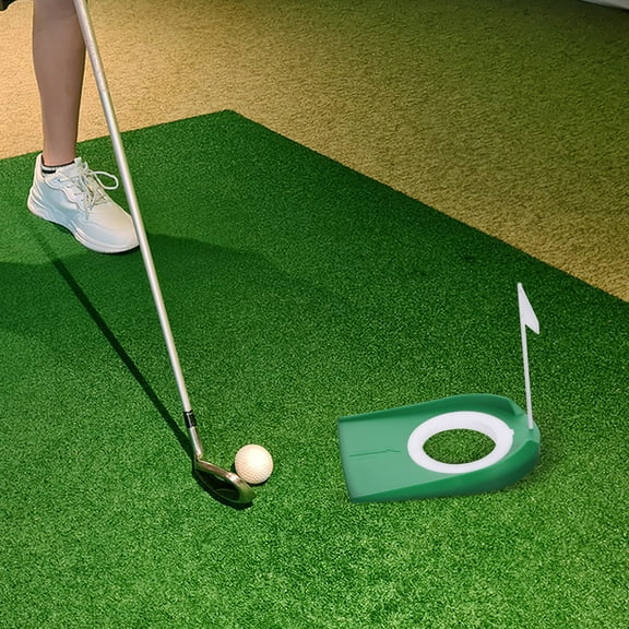 STRANDCHIC 2Pcs Golf Putting Cup with Flag for Indoor Office Backyard Lightweight and Durable