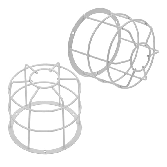 HOMEMAXS 2pcs Industrial Lamp Cage Convenient Wire Mesh Signal Light Guard Practical School Bus Warning Lights Wire Cage Protective Lampshade Holder Explosion Proof Light Guard