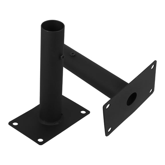 HOMEMAXS 2pcs Iron Garden Fence Base Post Support Bracket for Garden Screen Pole Base Fence Post Support Fence Base Garden Border Edging Fence Support for Garden Courtyard Accessory