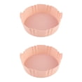 thumbnail image 1 of HOMEMAXS 2pcs Kitchen Silicone Liner Multi-Function Air Fryer Liner Daily Use Air Fryer Mat, 1 of 8