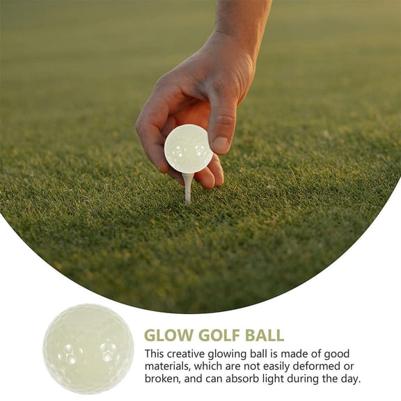 STRANDCHIC Luminous Golf Balls Nighttime Visibility Reusable for Decoration