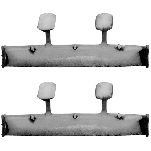 HOMEMAXS 2pcs Spoiler Wing Rear Spoiler Wing Decoration Model 1:64 Racing Car Model