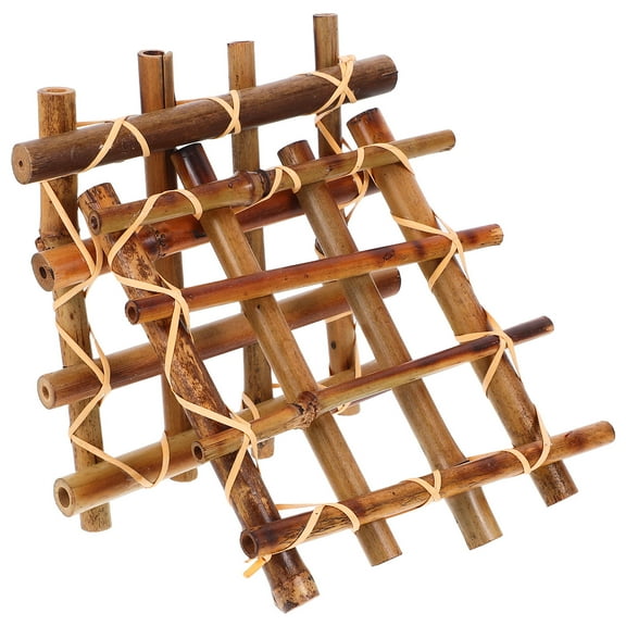 HOMEMAXS 2pcs Mini Fence For Crafts Bamboo Privacy Fence Mini Garden Accessories Small Fence For Garden Flower Bed Edging Borders