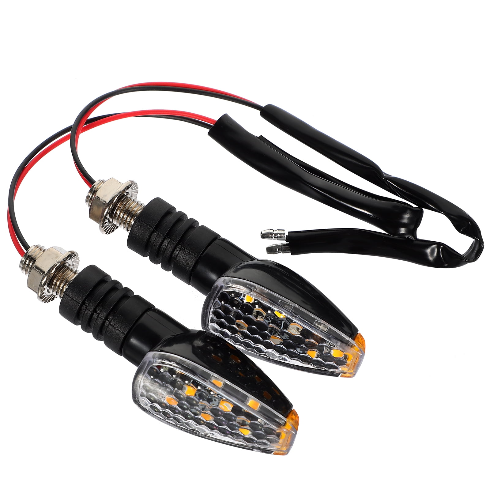 HOMEMAXS 2pcs Motorcycle Led Turn Signal Led Motorbike Brake Bulb Dirt Bike Turn Signal Light