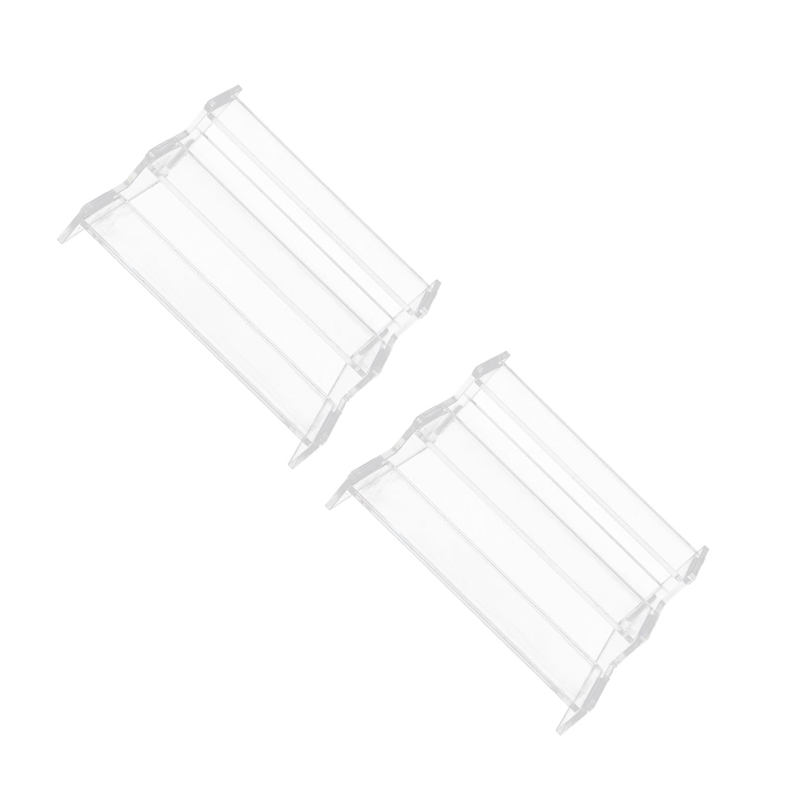 2pcs Organizer Display Rack Handicrafts Storage Display Shelf Riser ...