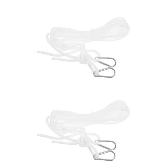 HOMEMAXS 2pcs Portable Travel Clothesline Windproof Outdoor Clothing Drying Rope Multi-use Clothesline