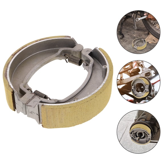 2pcs Rear Brake Shoes Replacement Motorcycle Brake Shoe Rear Brake Pads Brake Block