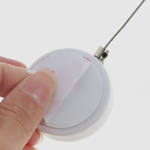 HOMEMAXS 2pcs Retractable Security Cable Lock For Electronic Product Holder And Mobiles Phone Tether Anti Theft Cable Box Automatic Safety Cable Lock Wire In Steel