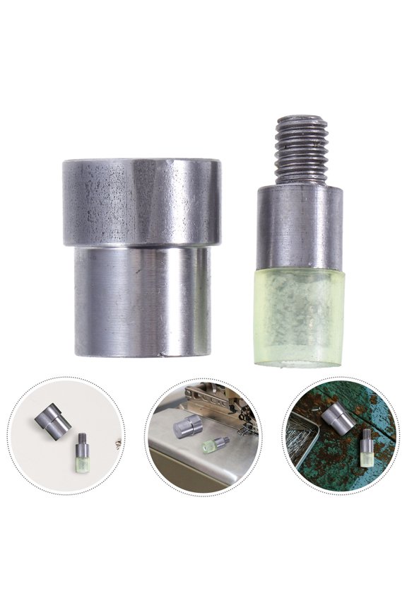 2pcs Rivets Die Riveter For Clothes Double Capped Rivets Machine Manual Hand Tools Universal Setting Die For Manual Hand Press