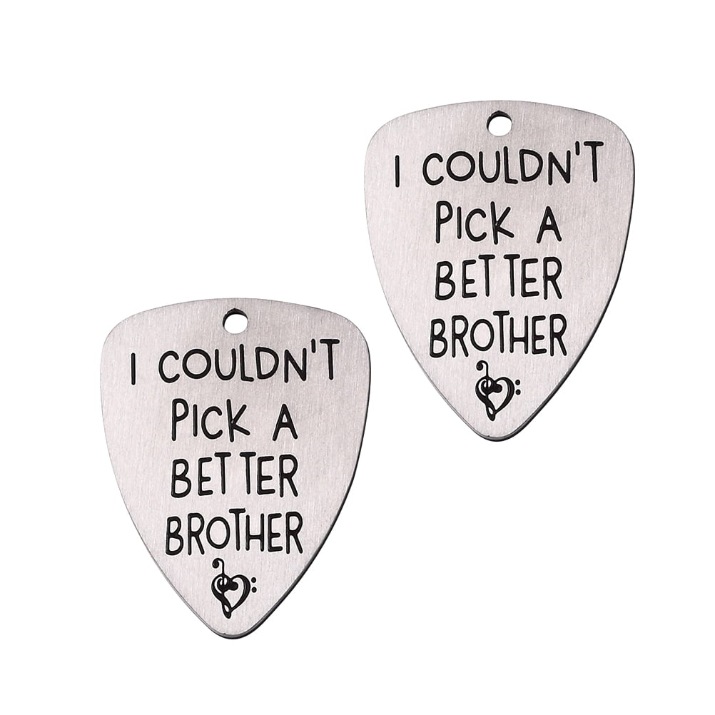 HOMEMAXS Titanium Steel Guitar Picks for Durable Use Lightweight Perfect for Collections 2pcs Silver