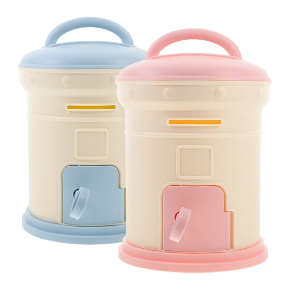 HOMEMAXS Set of 2 Small Vintage Mailbox Banks, Money Saving Banks for Kids and Adults