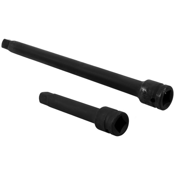 HOMEMAXS 2pcs Socket Extension Rods Electric Wrench Connection Rod Socket Extension Bar 1/2 Extension Rod