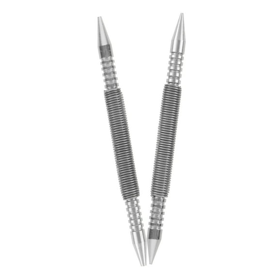 HOMEMAXS 2pcs Spring-loaded Nail Spring Nailing Tools Hammerless Center Punches