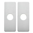 thumbnail image 1 of 2pcs Stainless Steel Sink Faucet Plate 4 Inch Faucet Decor Plate Faucet Deck Plate, 1 of 7