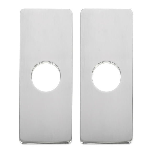 2pcs Stainless Steel Sink Faucet Plate 4 Inch Faucet Decor Plate Faucet Deck Plate
