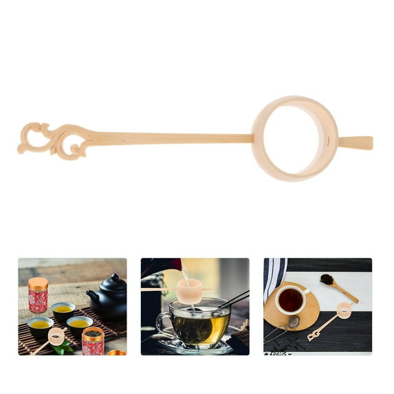 2pcs Tea Filter Tea Strainer Infuser Bamboo Colander Chinese Kung Fu Tea Accessory