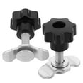 thumbnail image 1 of 2pcs Threaded Connectors For Rv And Camper Track Accessories Clamping Screw Knob Threaded Nut Fitting Track Double Lug Threaded Nut (M8), 1 of 8