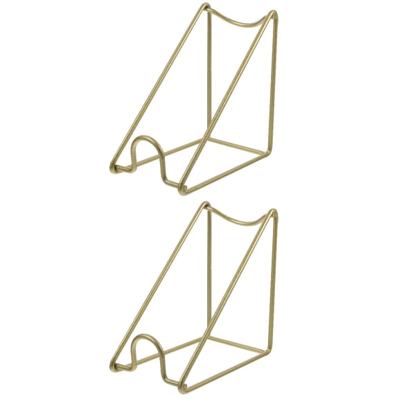 HOMEMAXS 2pcs Wine Cabinet Wine Bottle Display Rack Iron Wine Bottle Oblique Storage Rack