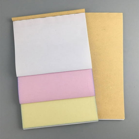 3 Books Triplicate Notepad Multi-Part Auto-Copy Receipt Book For ...