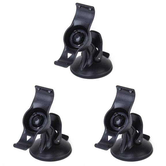 HOMEMAXS 3 Count Cars Navigation Bracket GPS Car Mount Stand Black