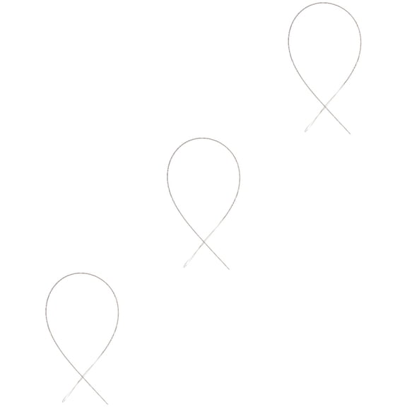 HOMEMAXS 3 Packs Jewelry Making Bead Needle Long Beading Needle Reusable Bead Needle Metal Bead Tools