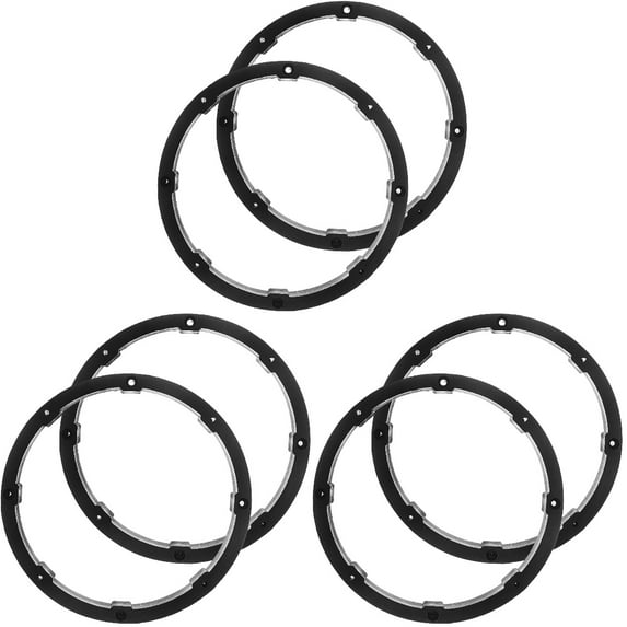 HOMEMAXS 3 Pairs Audio Speaker Pads 6.5in Speaker Spacer Ring Car Speaker Rings Car Supplies