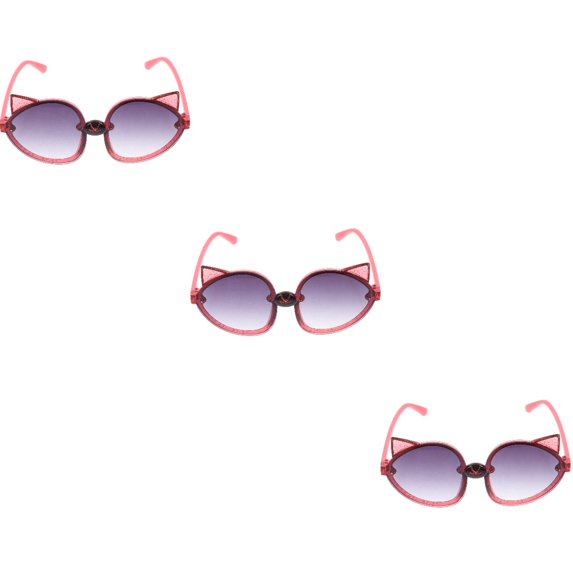 HOMEMAXS 3 Pairs Party Glasses For Toddler Decorative Sunglasses Adorable Fox Shape Eyeglasses Prop