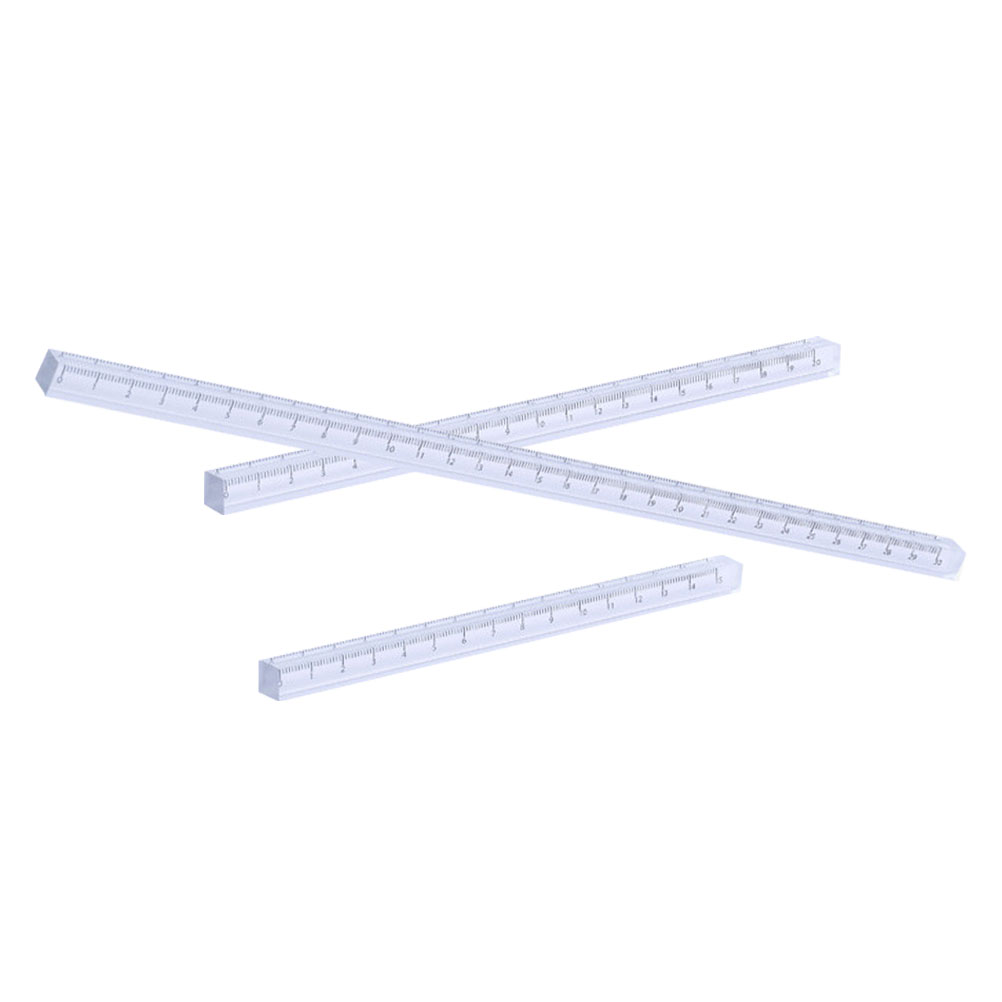 Scale Ruler Scheet HOMEMAXS 3 Pcs Architect Scale Ruler Transparent Set Student - Walmart.com