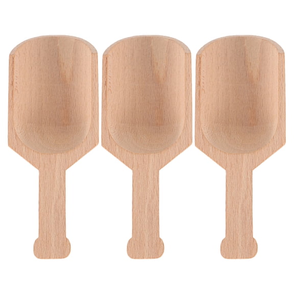 3 Pcs Container Tablespoon Wooden Food Grade Spoons